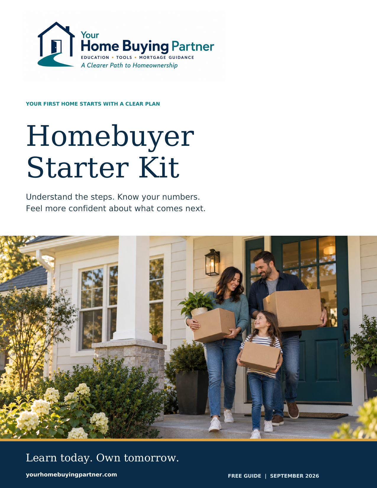 Cover of the free Homebuyer Starter Kit